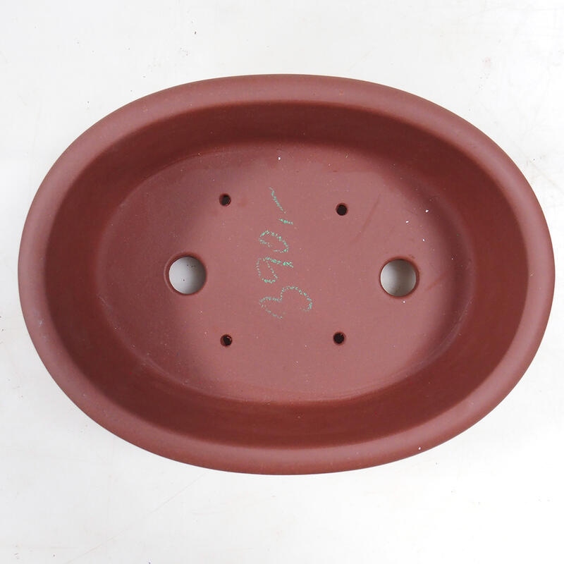 Bol bonsaï 23,5 x 17,5 x 7,5 cm, couleur brique