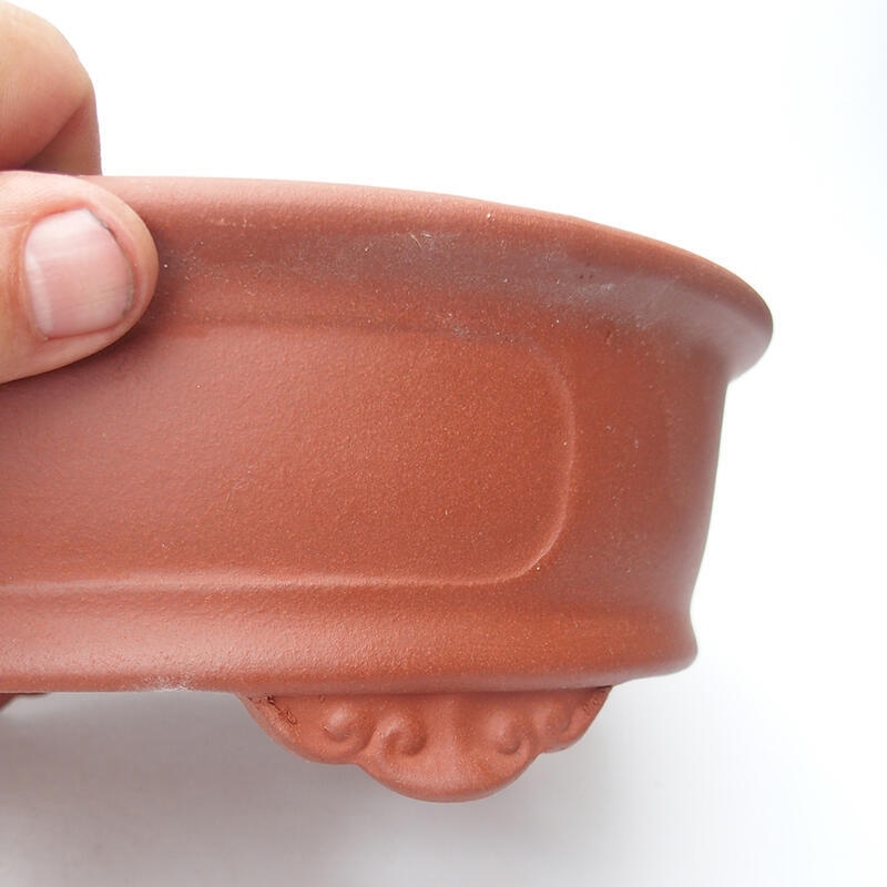 Bol bonsaï 24 x 18 x 8 cm, couleur brique