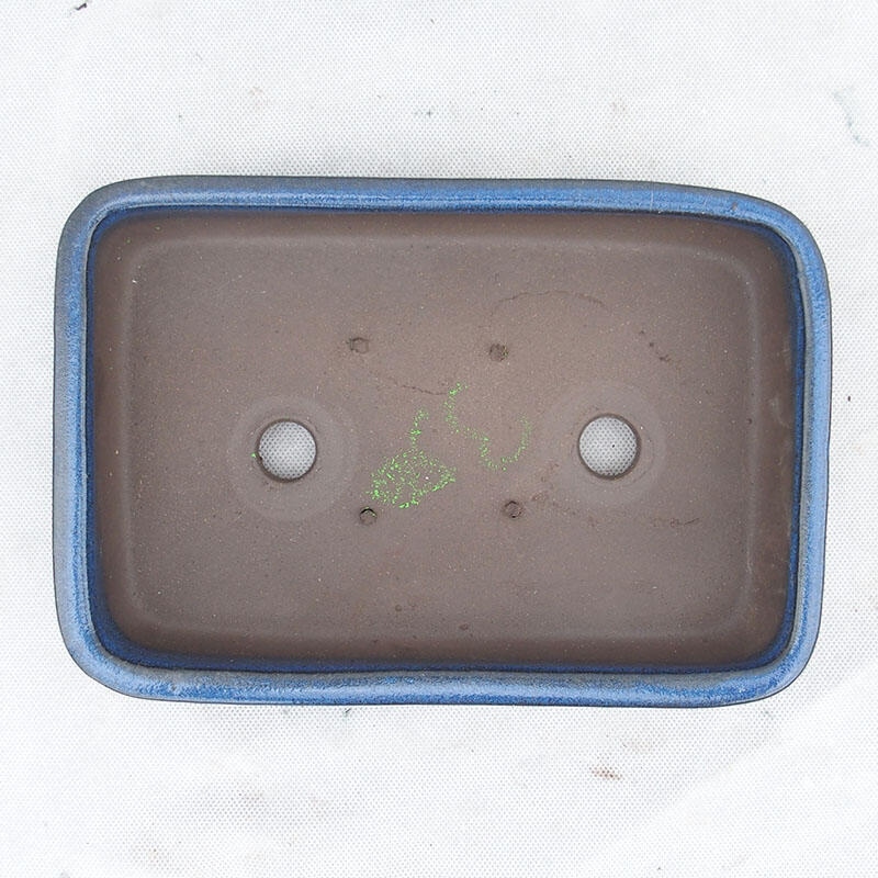 Bol à bonsaï 25 x 17 x 5 cm, couleur bleu