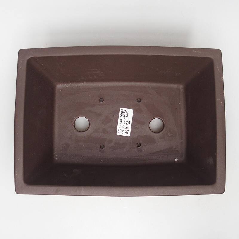 Bol pour bonsaïs 25 x 18 x 10 cm, brun