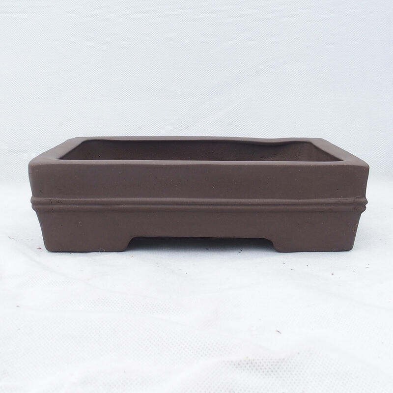 Bol pour bonsaï 25 x 19 x 7 cm, brun