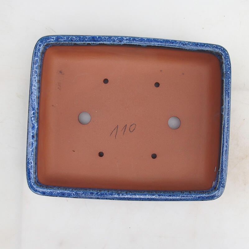 Bol à bonsaï 25 x 21 x 5,5 cm, couleur bleu