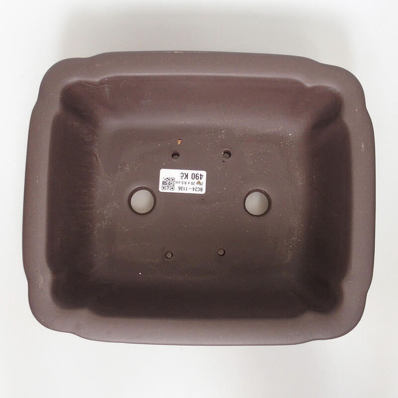 Bol pour bonsaï 25 x 21 x 9,5cm, brun