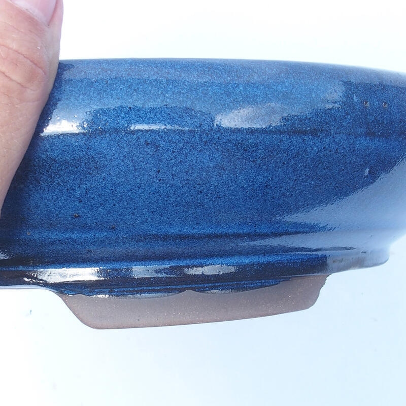 Bol à bonsaï 28 x 28 x 7 cm bleu