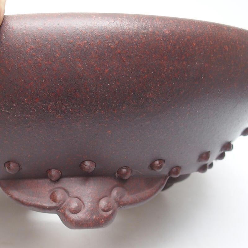 Bol bonsaï 29 x 29 x 9,5 cm, couleur brun-noir