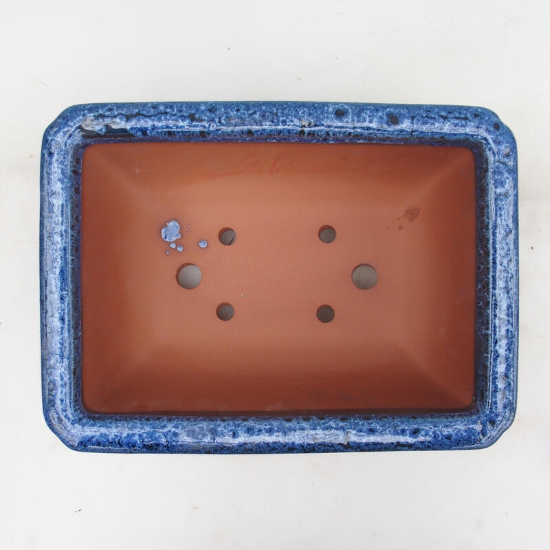 Bol pour bonsaï 31 x 23 x 12 cm, couleur bleu