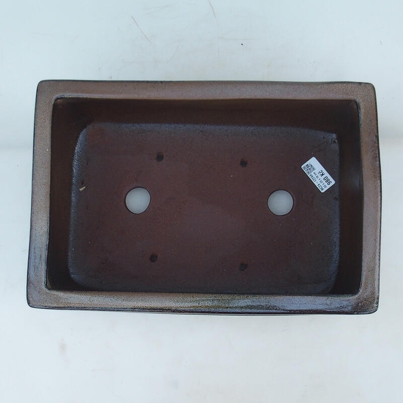 Bol pour bonsaï 34 x 23 x 13,5 cm, brun