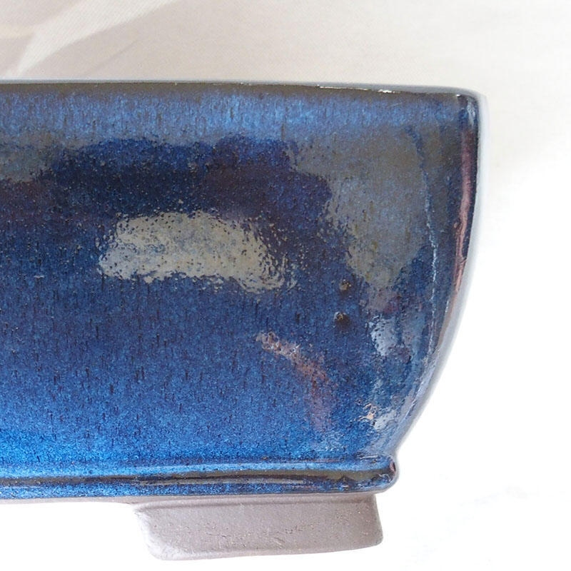 Bol à bonsaï 34 x 26 x 13 cm, couleur bleu
