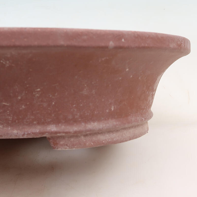 Bol pour bonsaï 34 x 27,5 x 8 cm, brun