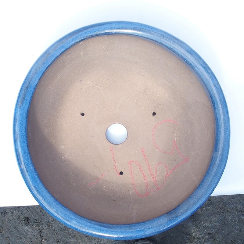 Bol pour bonsaïs 35 x 35 x 10 cm bleu