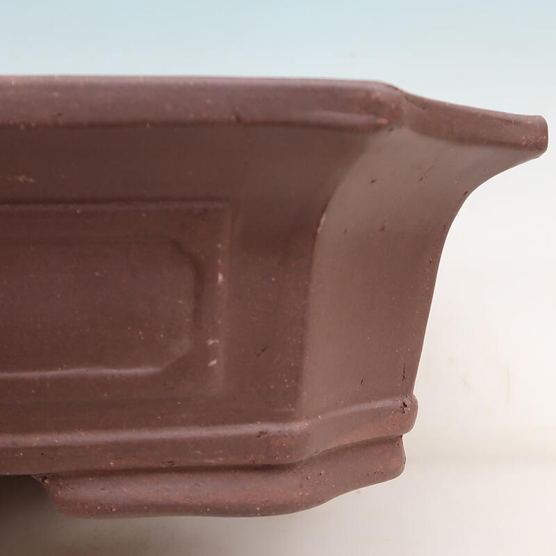 Bol pour bonsaï 40,5 x 32,5 x 11,5 cm, couleur marron