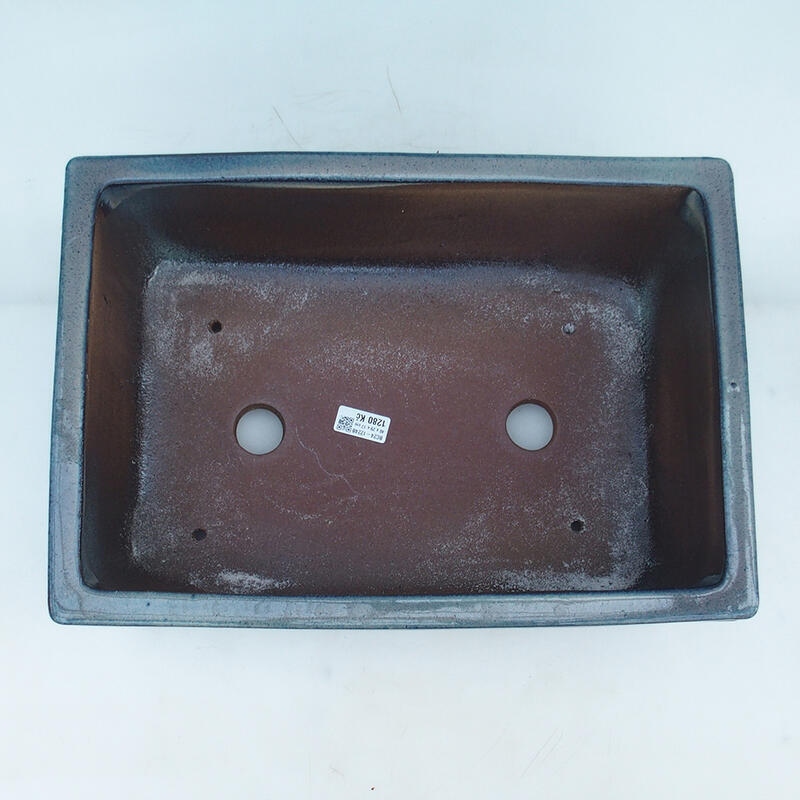 Bol bonsaï 41,5 x 29 x 17,5 cm, couleur bleu-beige - transport par palette uniquement