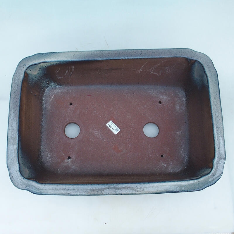 Bol bonsaï 51 x 35,5 x 16 cm, couleur bleu-beige - transport par palette uniquement