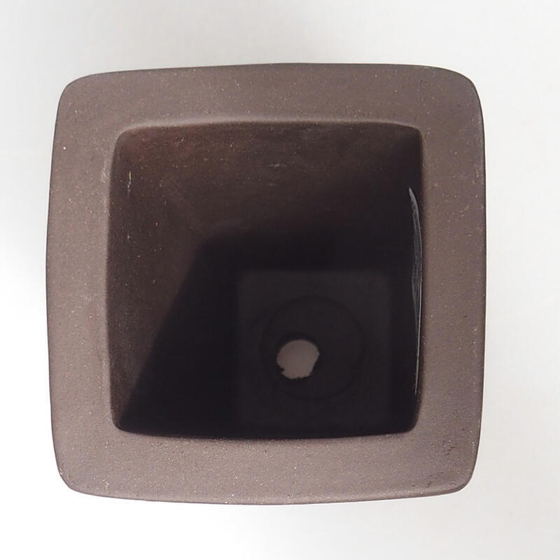 Bol pour bonsaï 6,5 x 6,5 x 13 cm, brun