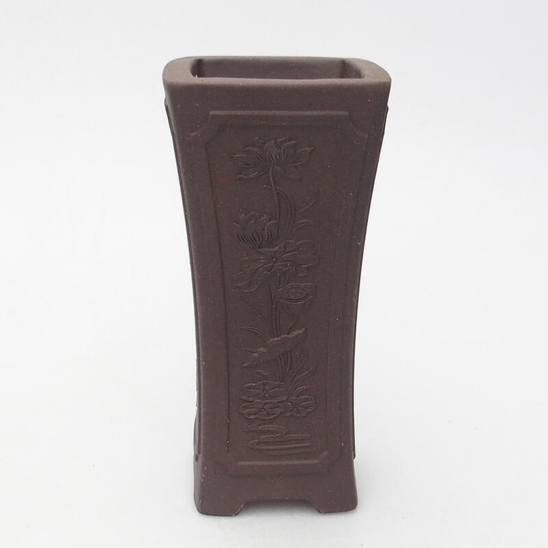 Bol pour bonsaï 6 x 6 x 13 cm, brun