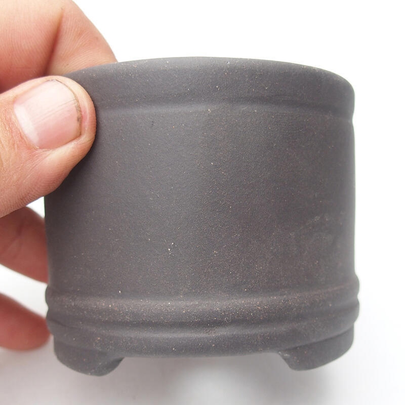 Bol pour bonsaïs 7,5 x 7,5 x 6,5 cm, couleur noir