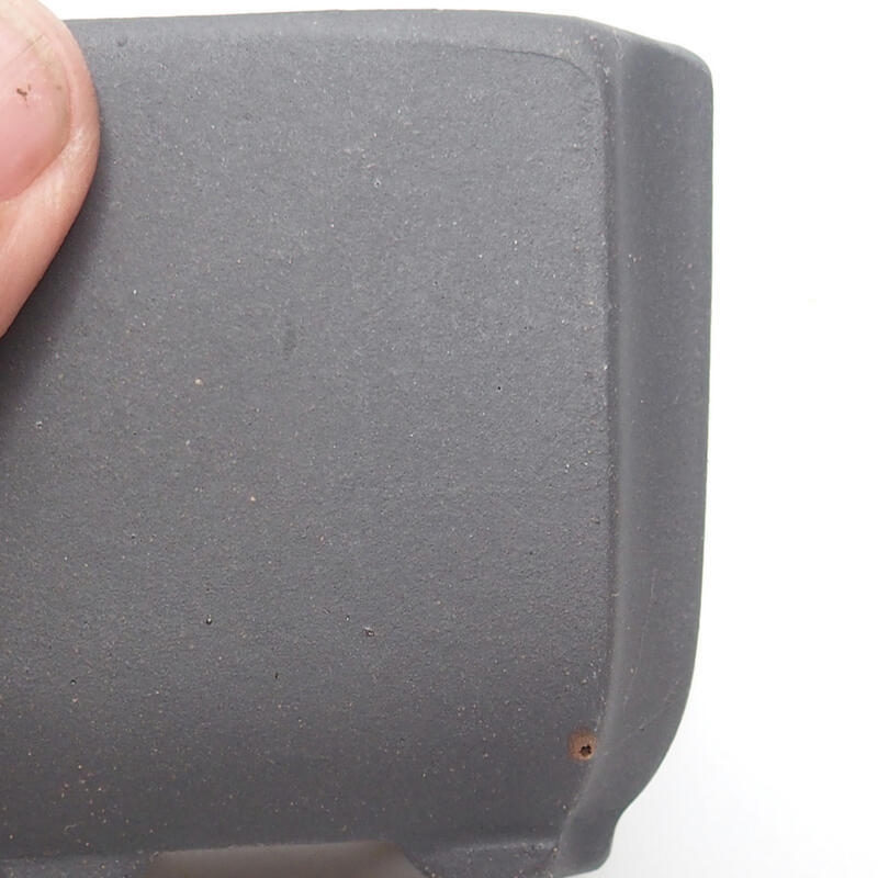 Bol pour bonsaïs 7 x 7 x 6 cm, noir