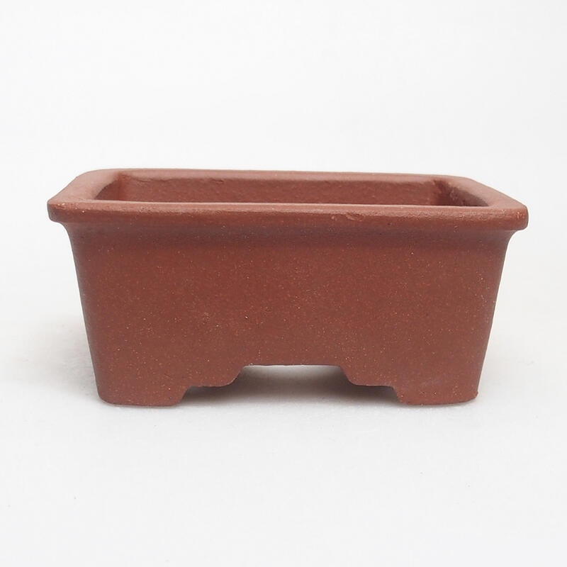 Bol pour bonsaï 9 x 7 x 4 cm, couleur brique