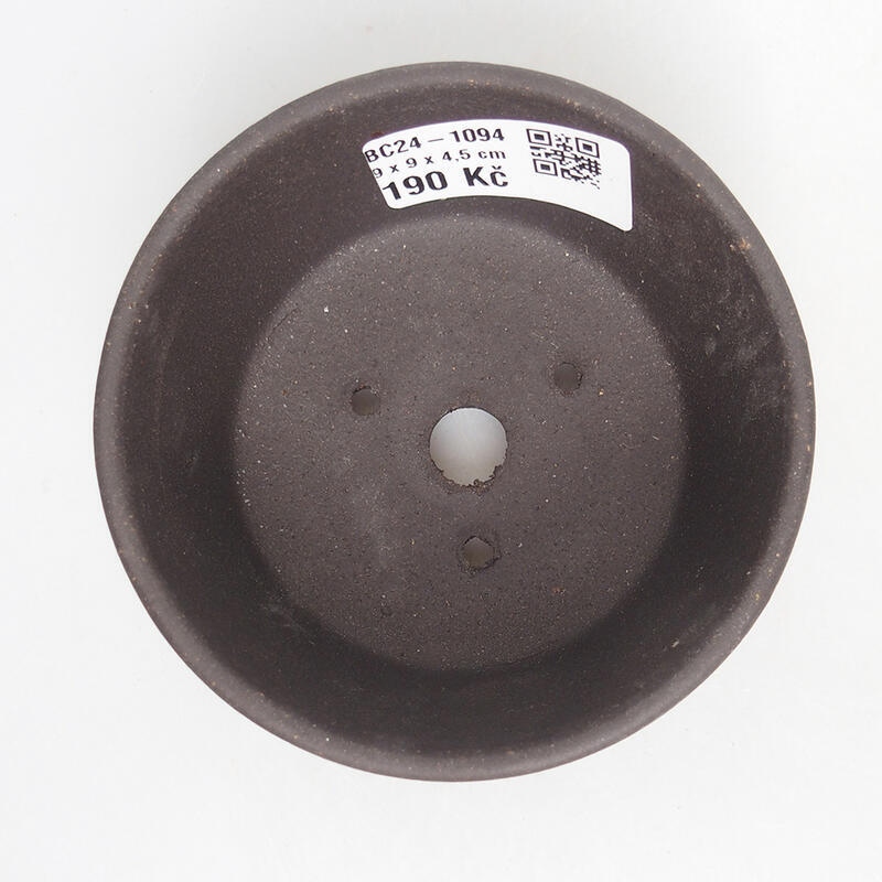 Bol pour bonsaïs 9 x 9 x 4,5 cm, couleur noire