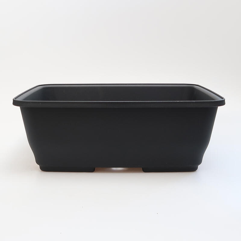 Bol à bonsaï en plastique MP-11 noir - 28 x 23 x 10 cm