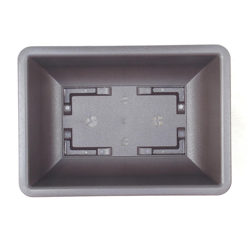 Bol à bonsaï en plastique MP-2vacl Marron - 21,5 x 15,5 x 7,5 cm