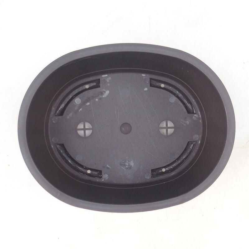Bol à bonsaï en plastique MP-4 brun - 16 x 12,5 x 6 cm
