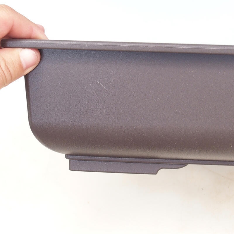 Bol à bonsaï en plastique MP-6 brun - 40 x 30 x 10 cm