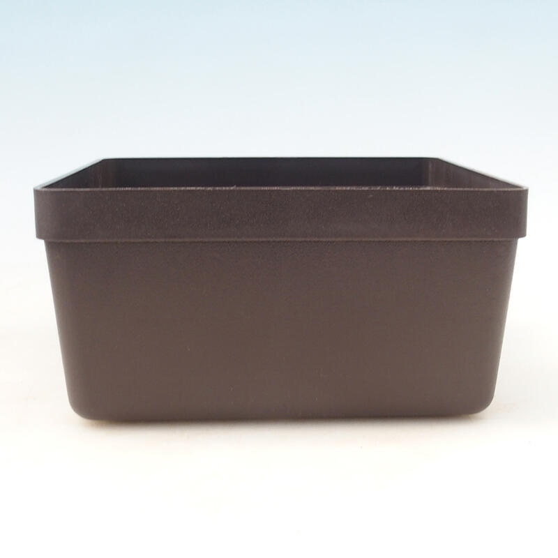 Bol à bonsaï en plastique YMDR-3 brun - 20 x 20 x 10 cm