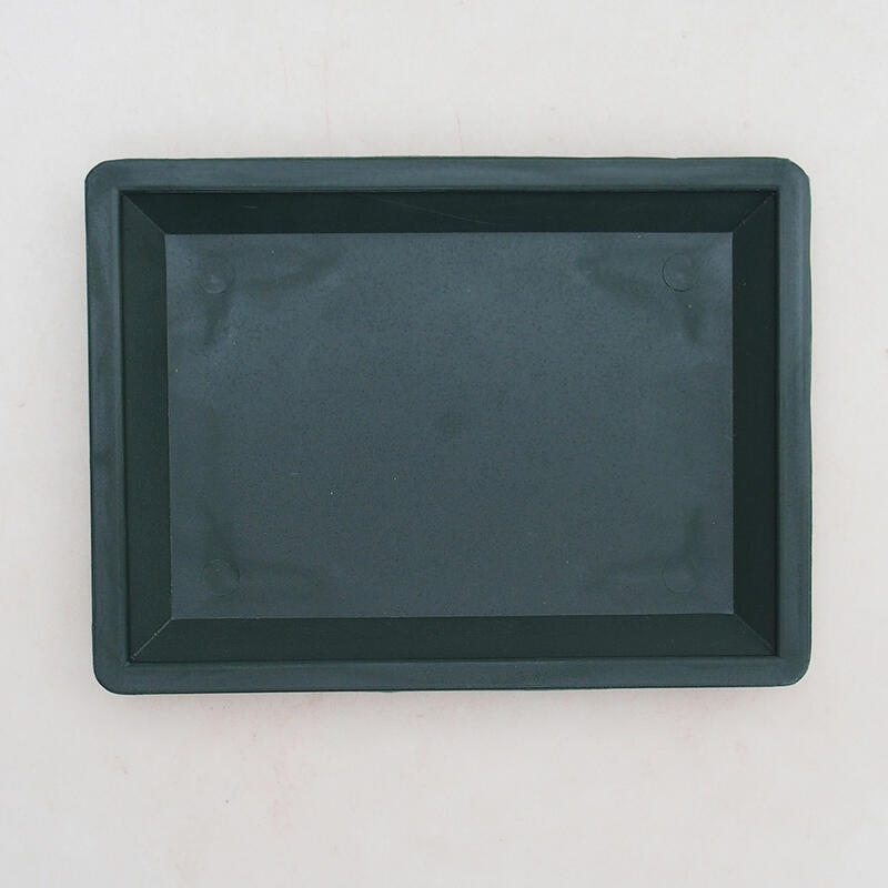 Soucoupe Bonsaï plastique PP-3 vert 11 X 8 X 1,5 CM