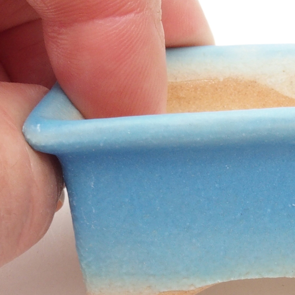 Mini bol bonsaï 5,5 x 4 x 2,5 cm, couleur bleu