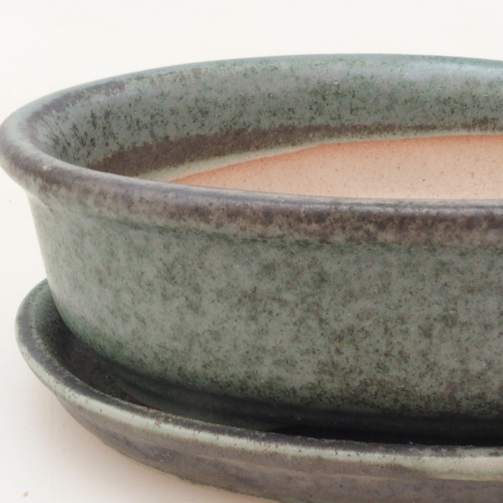 Bol Bonsaï + soucoupe H04 - vert