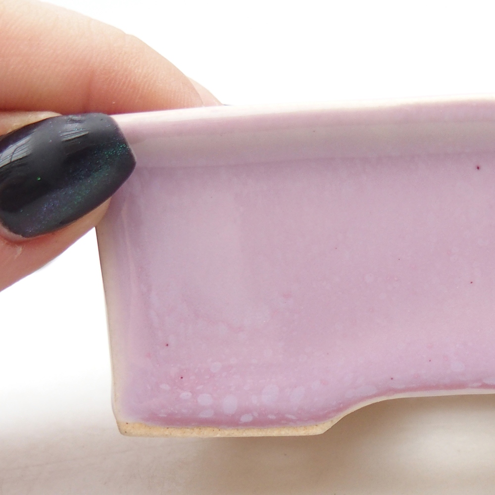 Mini bol bonsaï 9 x 7 x 3,5 cm, rose