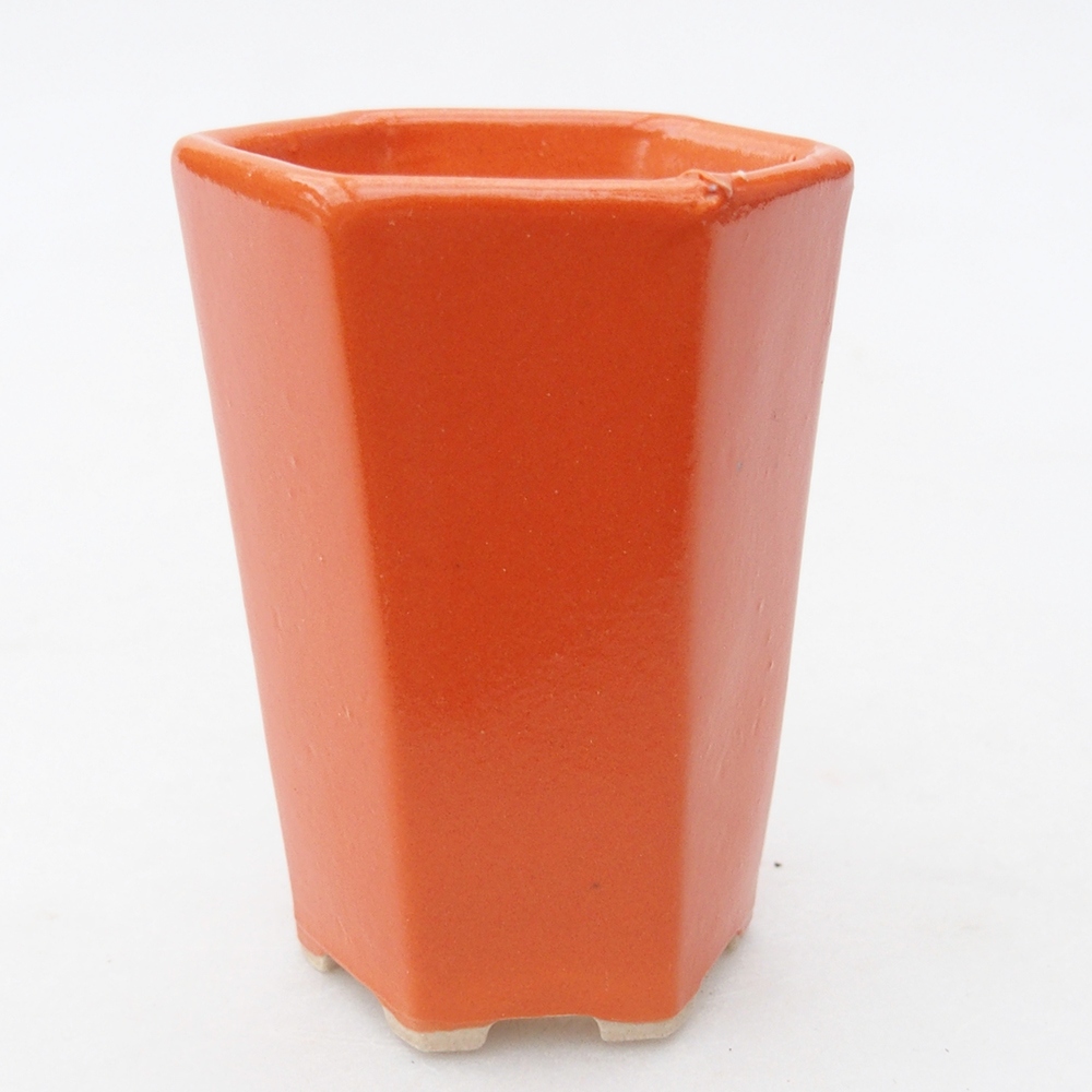 Mini bol bonsaï 5 x 4,5 x 6,5 cm, orange