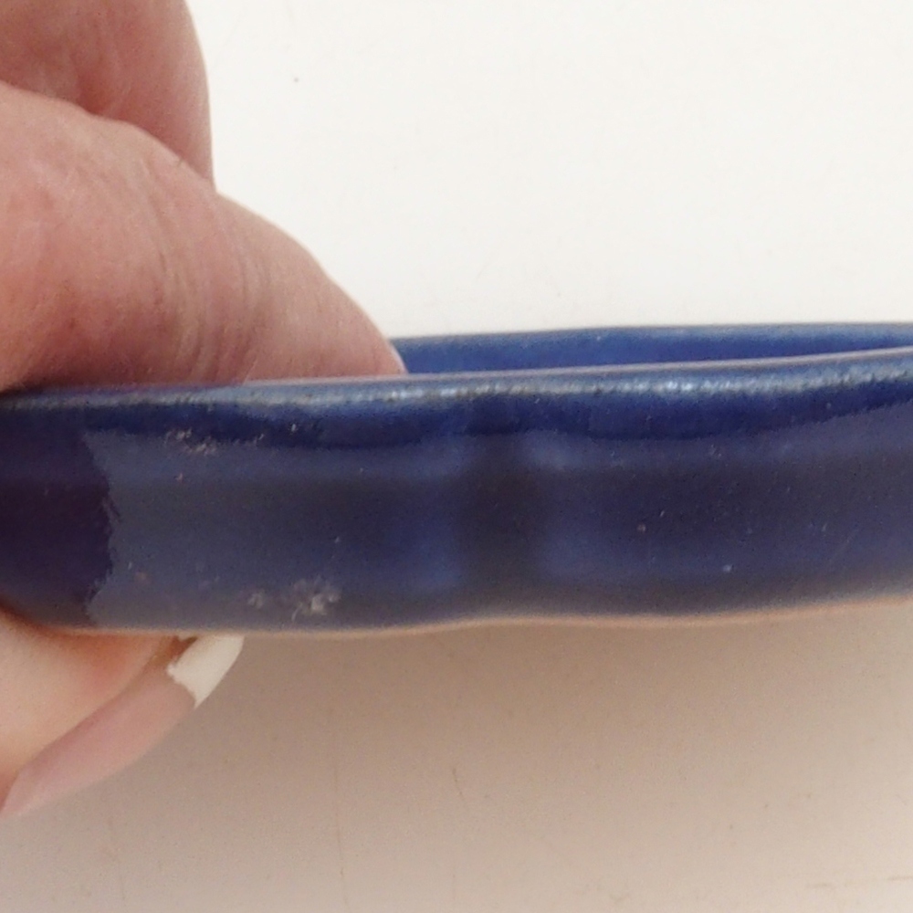 Bol en céramique H95 - 8 x 8 x 1 cm - bleu