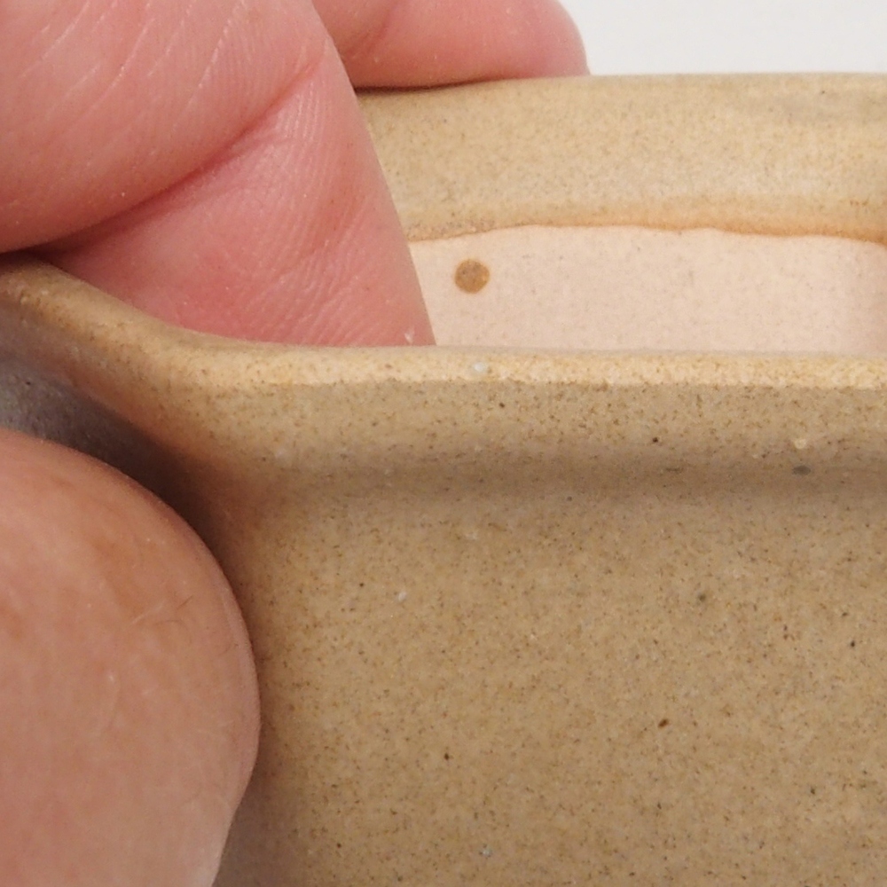 Mini bol bonsaï 7 x 7 x 5 cm, brun