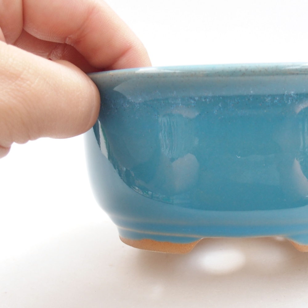 Bol à bonsaï en céramique 22 x 17 x 5 cm, vert