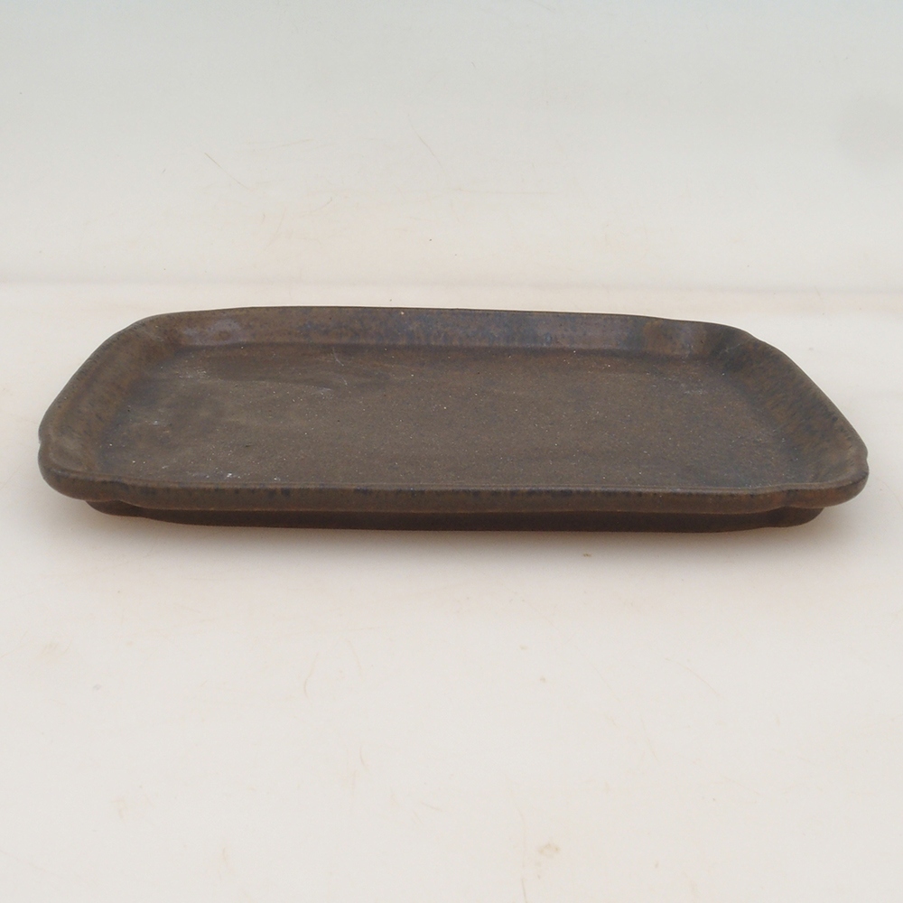 Bol en céramique H50 - 18 x 13 x 1 cm - brun