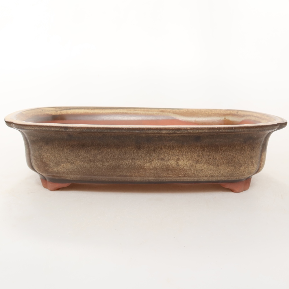 Bol en céramique  24,5 x 17,5 x 6 cm , couleur marron