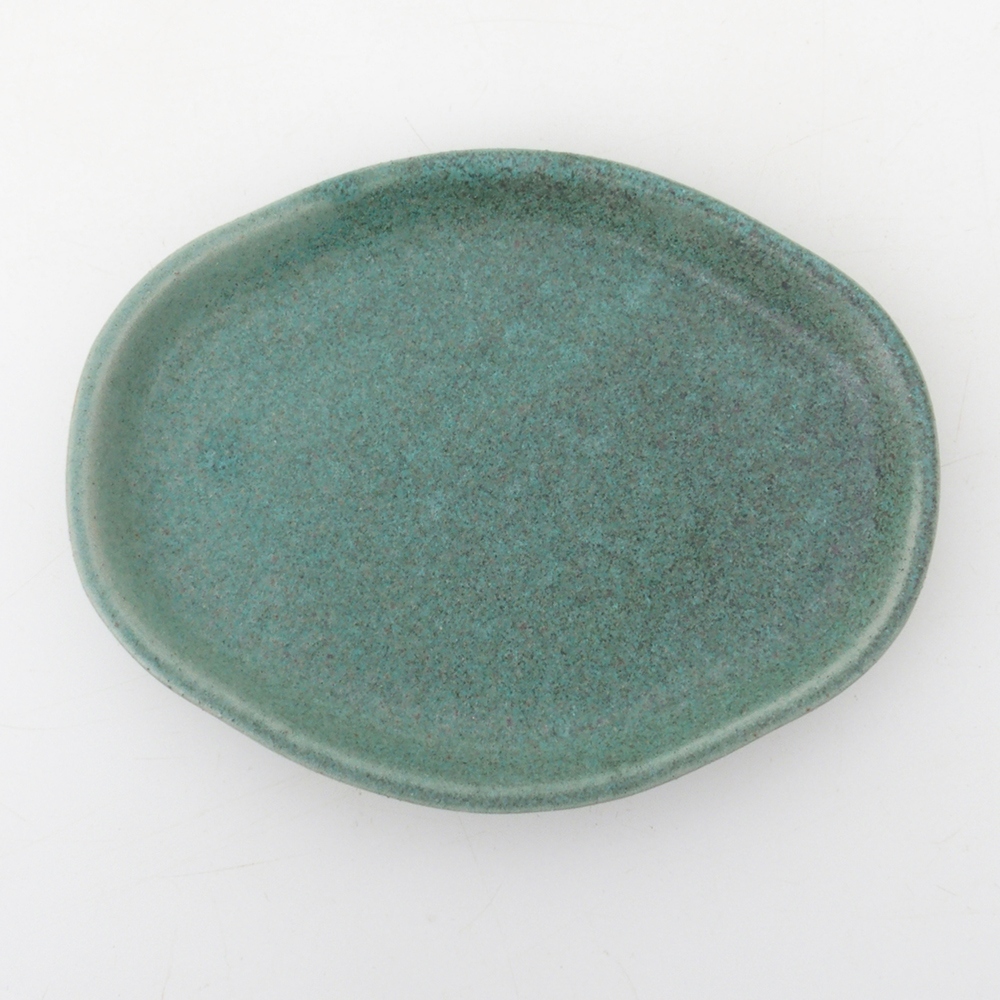 Bol bonsaï + soucoupe H05 - 11 x 8 x 4 cm - vert