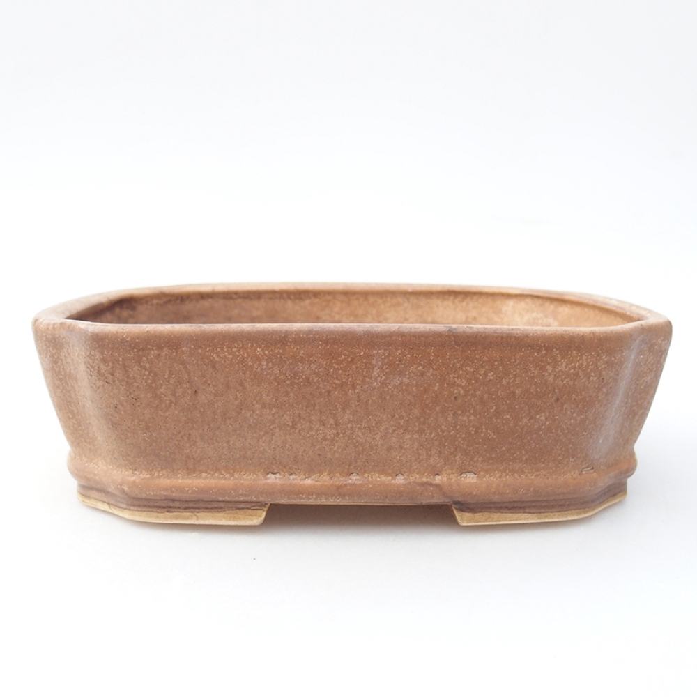 Bol à bonsaï en céramique 17,5 x 14 x 4,5 cm, couleur différente