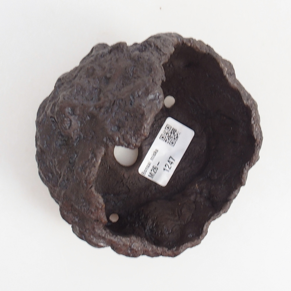 Coquille en céramique 11 x 10 x 14 cm , couleur marron