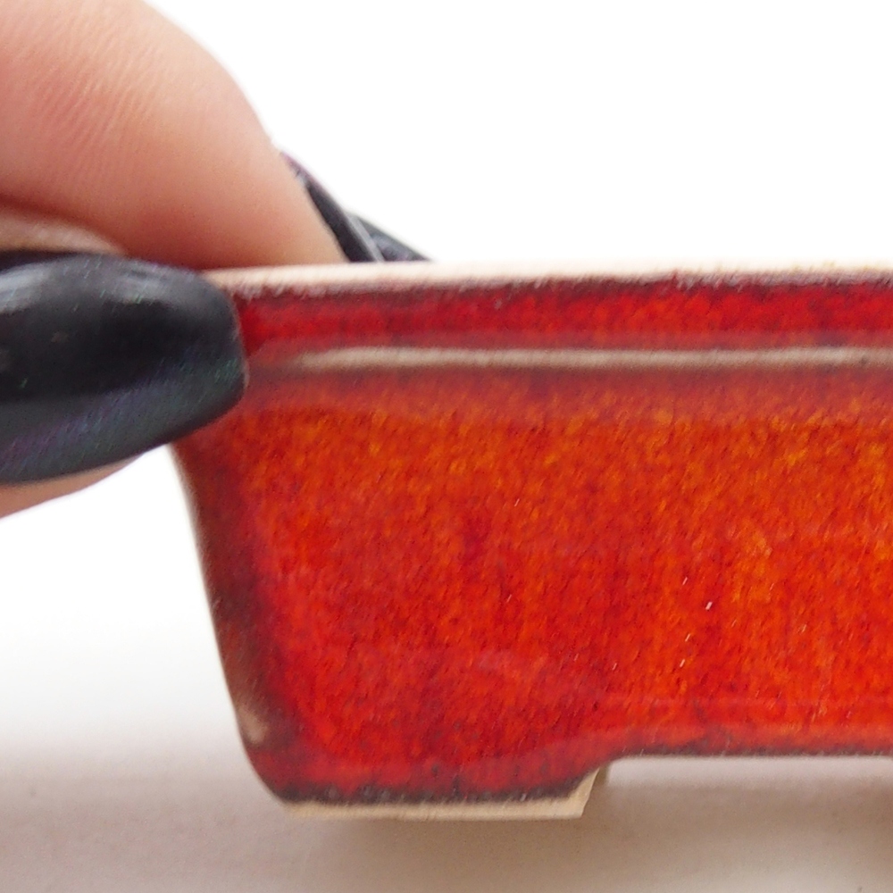 Mini bol bonsaï 6,5 x 4,5 x 2,5 cm, orange