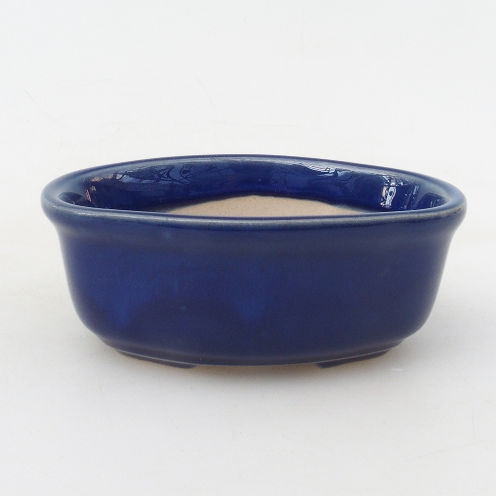 Bol Bonsaï + soucoupe H05 - 11 x 8 x 4 cm - bleu