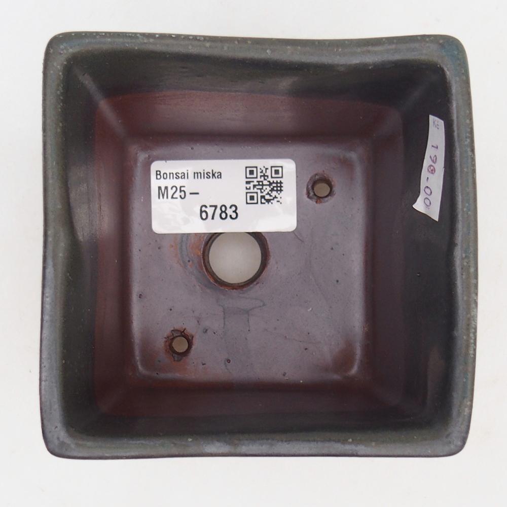 Bol bonsaï en céramique 9 x 9 x 8,5 cm, gris