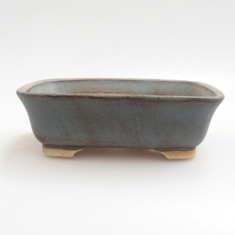 Bol à bonsaï en céramique 10 x 8,5 x 4 cm, brun