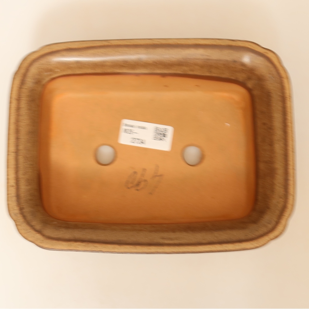 Bol en céramique  20 x 15,5 x 5,5 cm, couleur marron