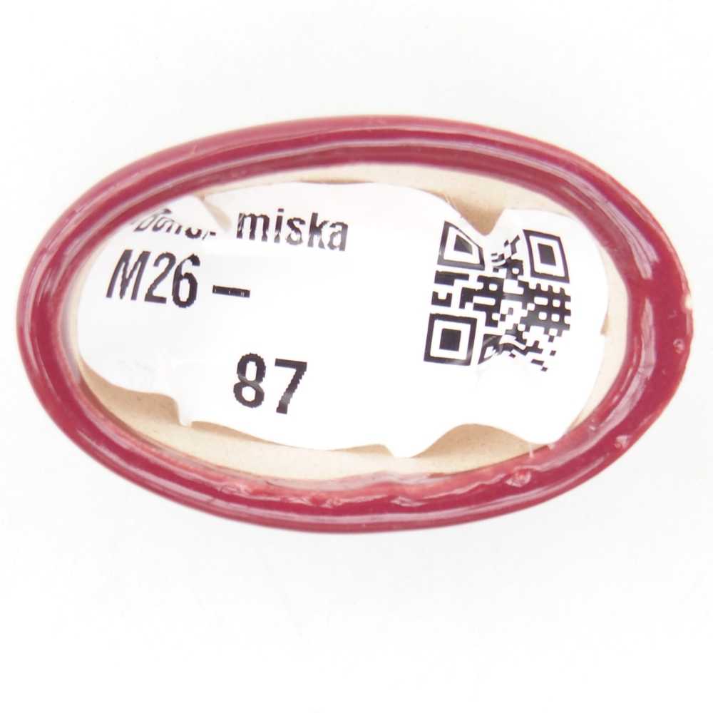 Mini bol bonsaï 4 x 2,5 x 2 cm, bordeaux