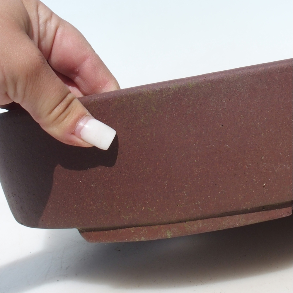 Bol pour bonsaï 40 x 30,5 x 7,5 cm - brun