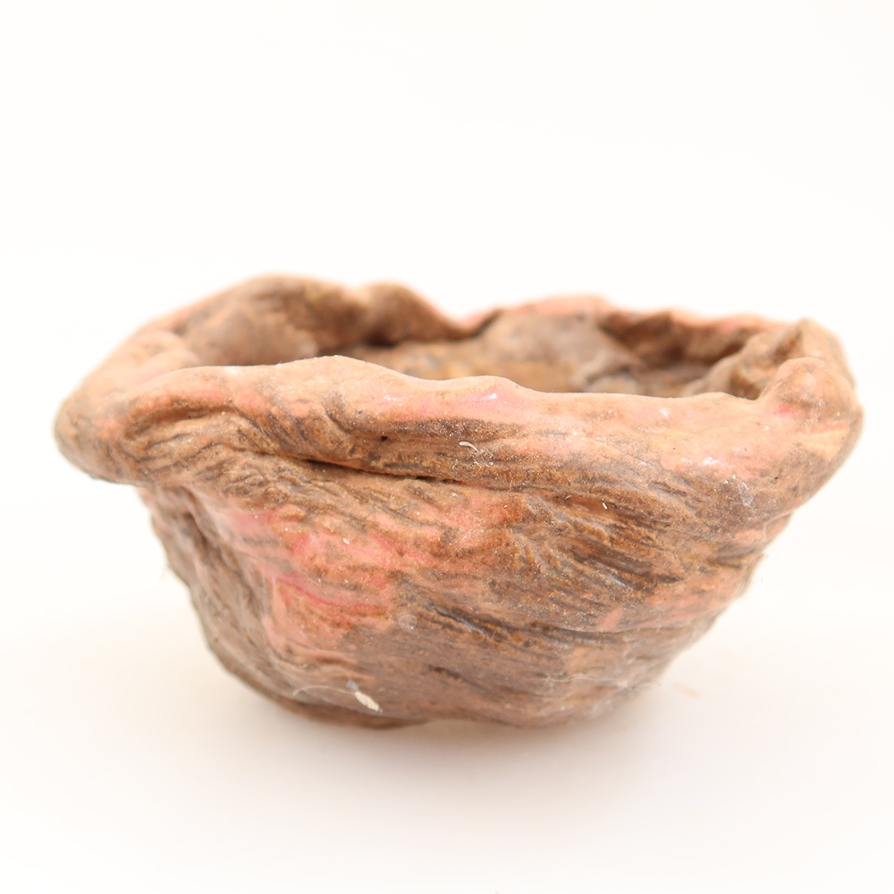 Coquille en céramique  7 x 6 x 4,5 cm , couleur rose