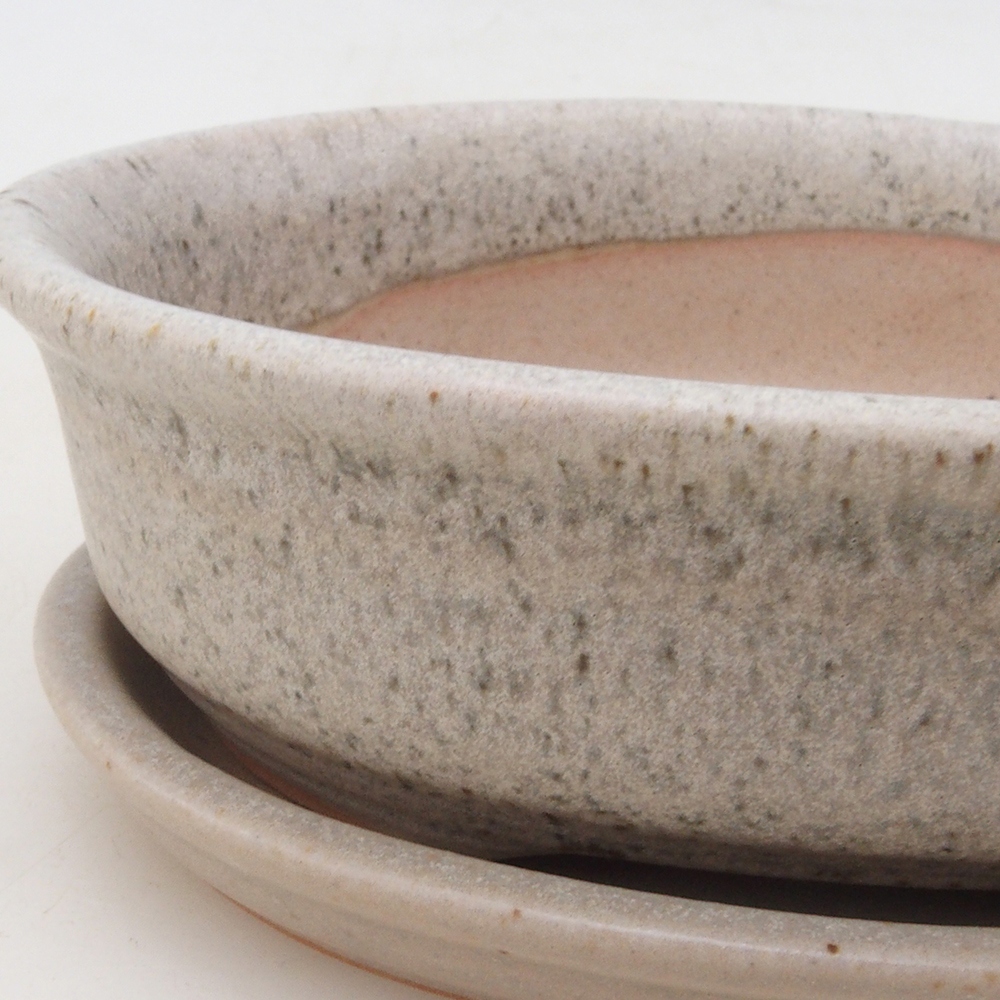 Bol bonsaï + soucoupe H04 - beige